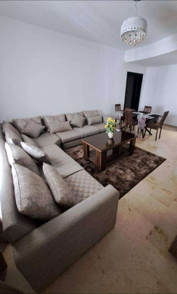 Appartement 1 chambre, salon gris